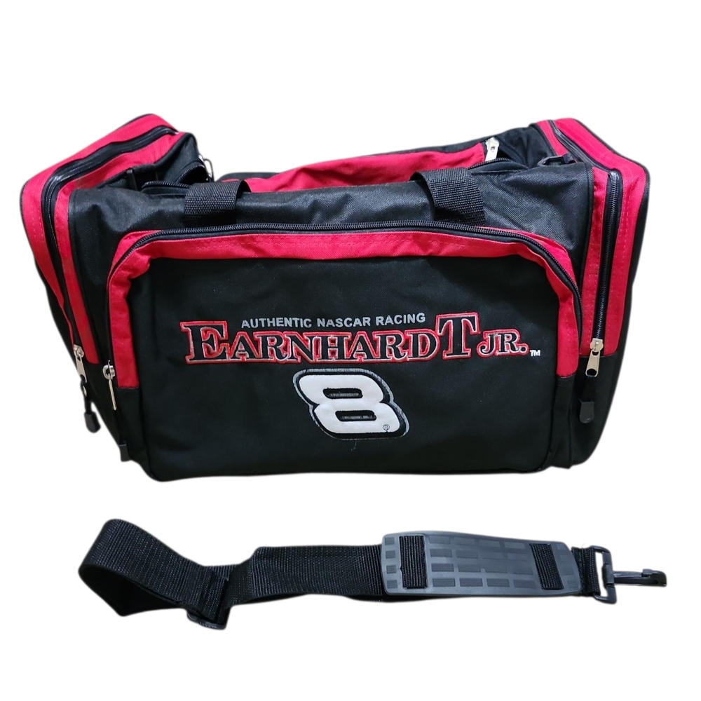 Vintage Nascar Dale Earnhardt Black and Red Racing Duffel Travel Bag‎ #8